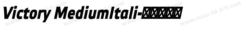 Victory MediumItali字体转换